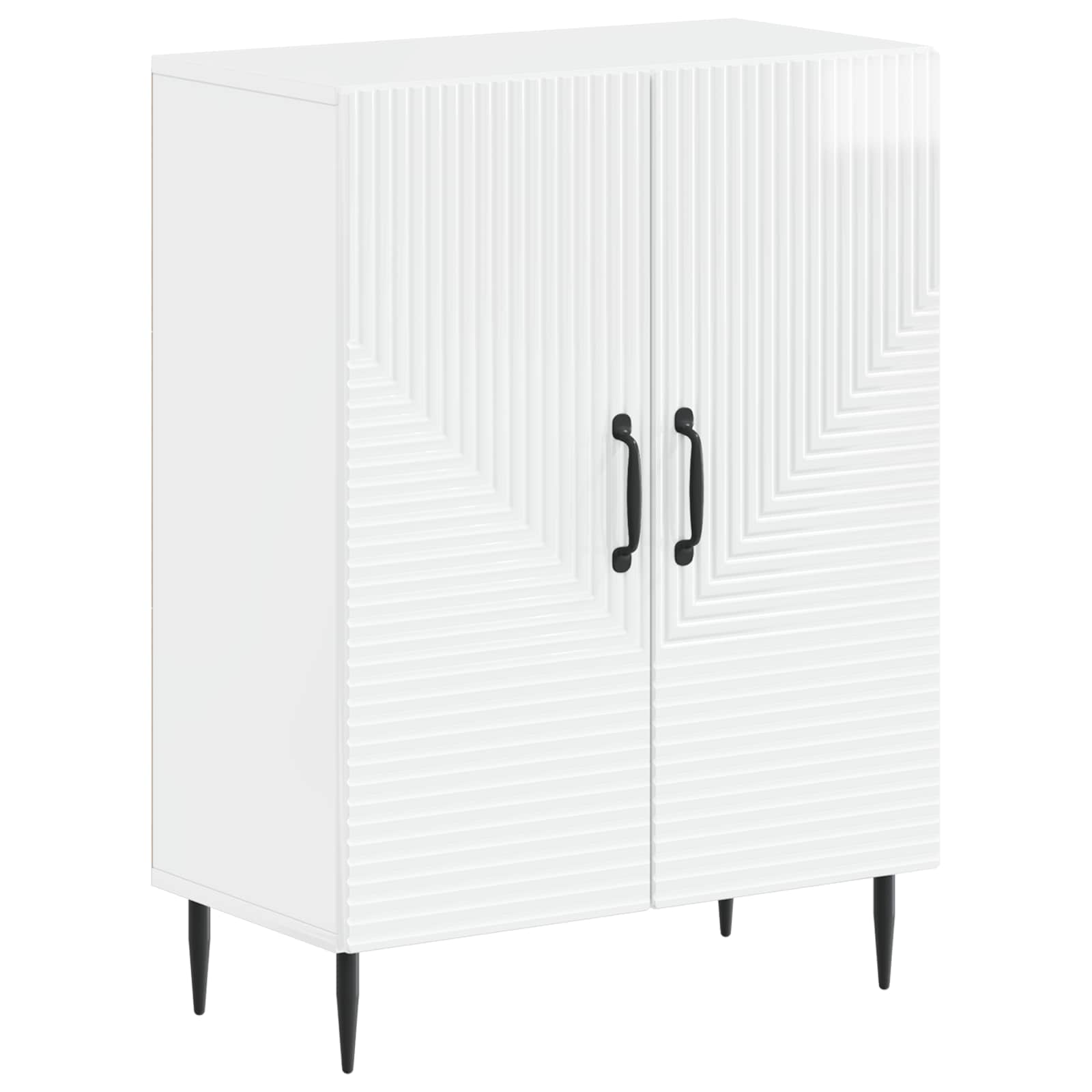 Badkamer Opbergkast HAARLEM Hoogglans Wit 59,5 x 31 x 80 cm