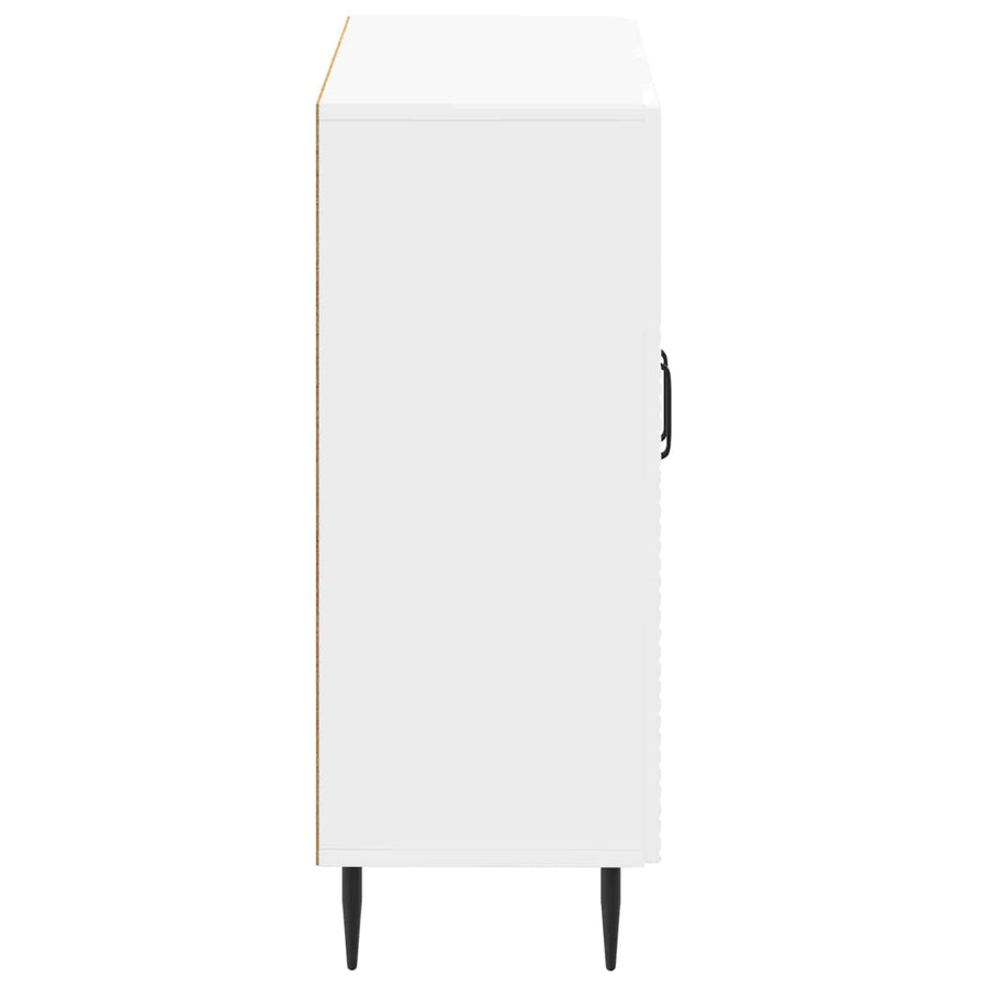 Badkamer Opbergkast HAARLEM Hoogglans Wit 59,5 x 31 x 80 cm