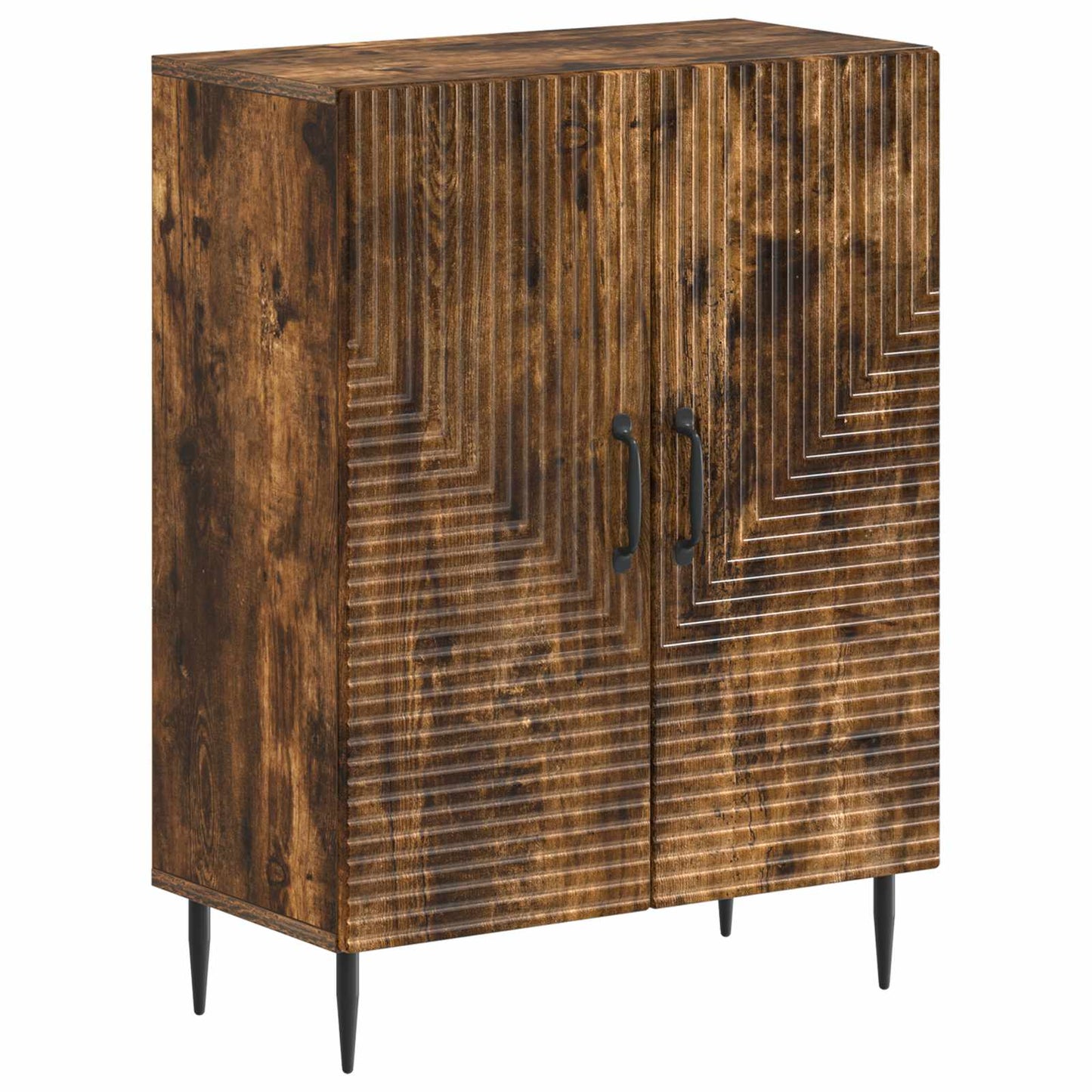 Badkamer Opbergkast HAARLEM Gerookt eiken 59,5 x 31 x 80 cm