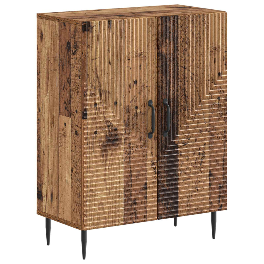 Badkamer Opbergkast HAARLEM Oud hout 59,5 x 31 x 80 cm