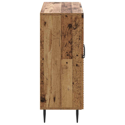 Badkamer Opbergkast HAARLEM Oud hout 59,5 x 31 x 80 cm
