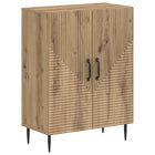 Badkamerkast 59,5x31x80 cm artisanaal eiken