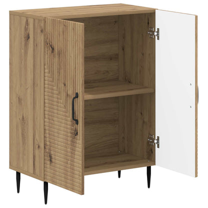 Badkamer Opbergkast HAARLEM Artisanaal eiken 59,5 x 31 x 80 cm