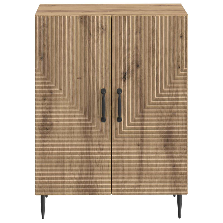 Badkamer Opbergkast HAARLEM Artisanaal eiken 59,5 x 31 x 80 cm