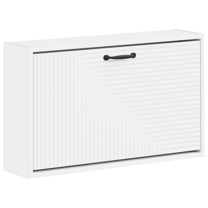 Wandgemonteerde Schoenkast HAARLEM 71 x 17 x 43 cm Bewerkt hout