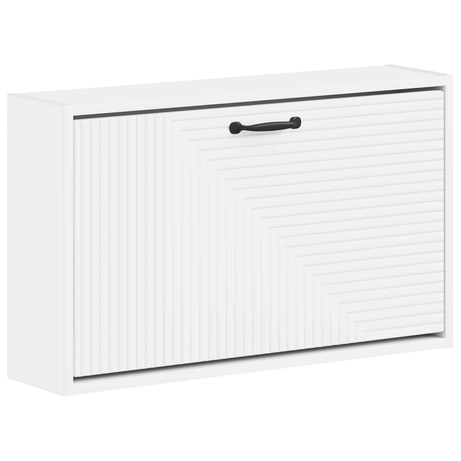 Wandgemonteerde Schoenkast HAARLEM 71 x 17 x 43 cm Bewerkt hout