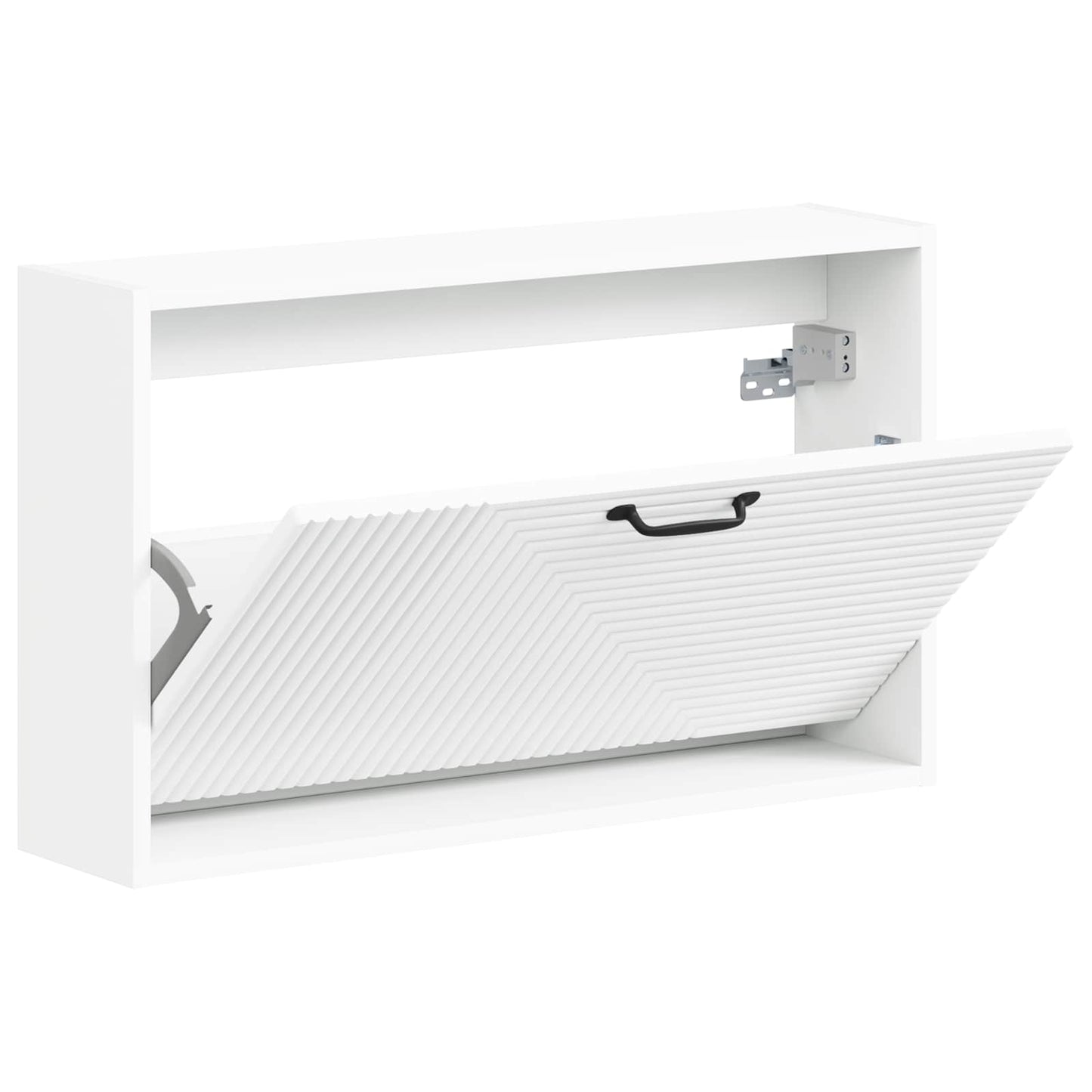 Wandgemonteerde Schoenkast HAARLEM 71 x 17 x 43 cm Bewerkt hout