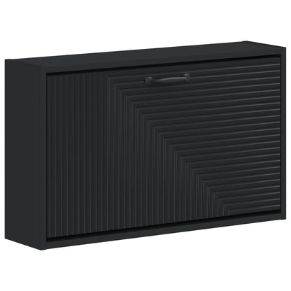 Wandgemonteerde Schoenkast HAARLEM 71 x 17 x 43 cm Bewerkt hout