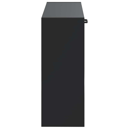 Wandgemonteerde Schoenkast HAARLEM 71 x 17 x 43 cm Bewerkt hout