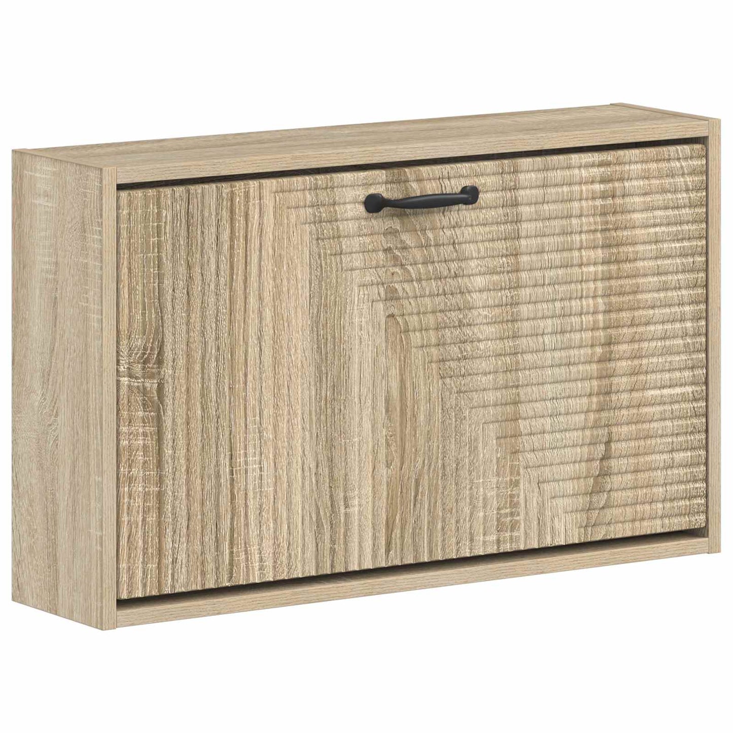 Wandgemonteerde Schoenkast HAARLEM 71 x 17 x 43 cm Bewerkt hout