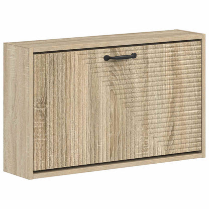 Wandgemonteerde Schoenkast HAARLEM 71 x 17 x 43 cm Bewerkt hout