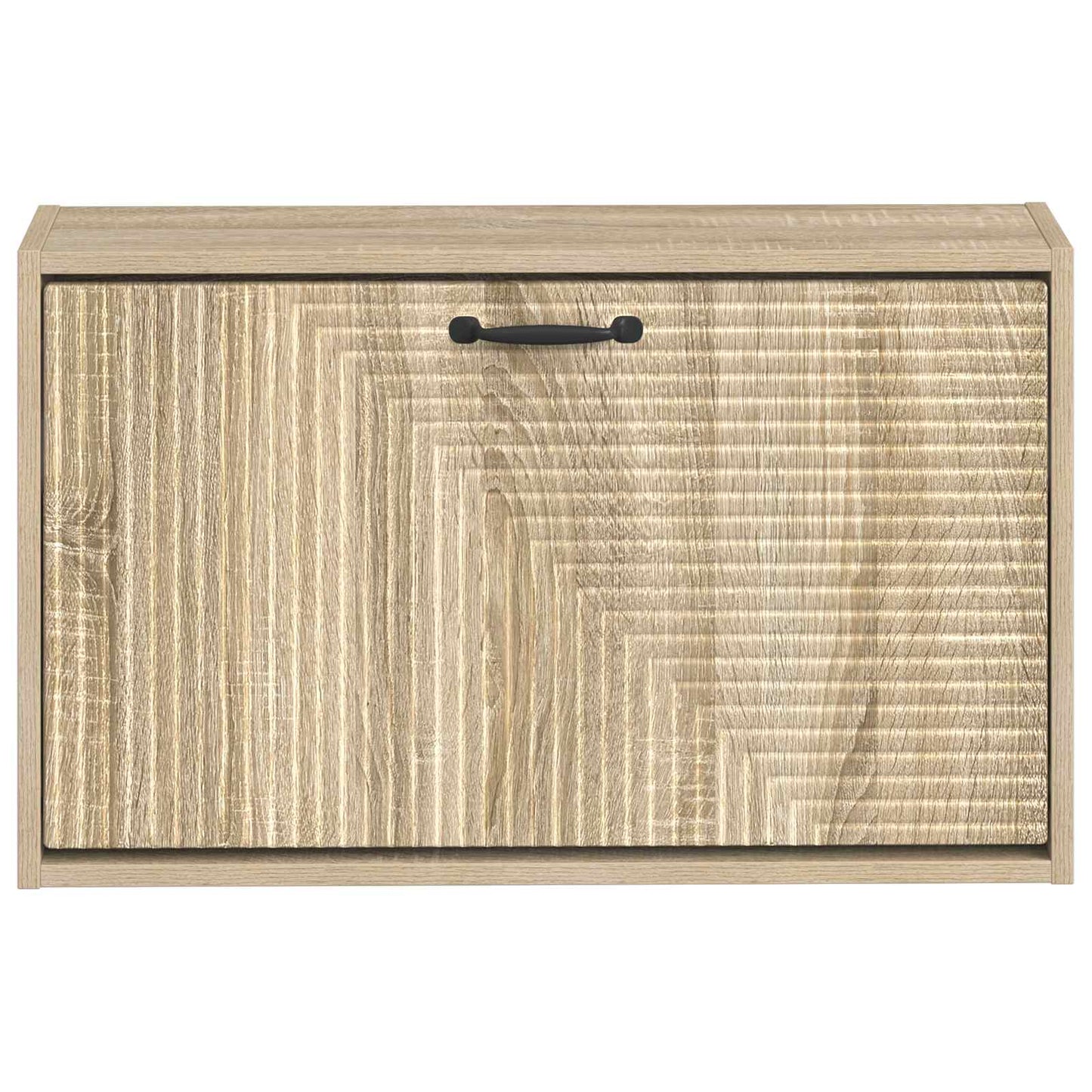 Wandgemonteerde Schoenkast HAARLEM 71 x 17 x 43 cm Bewerkt hout