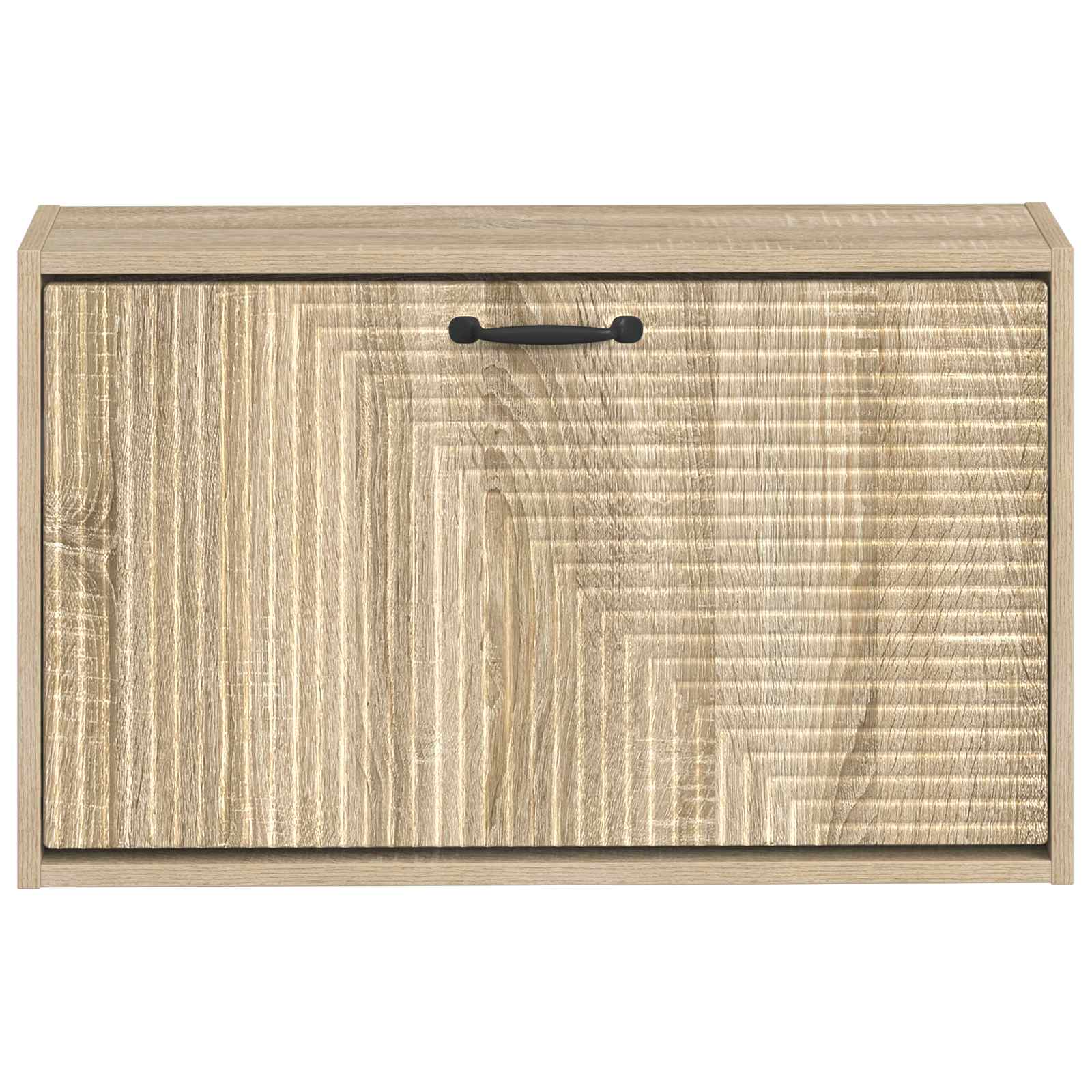 Wandgemonteerde Schoenkast HAARLEM 71 x 17 x 43 cm Bewerkt hout