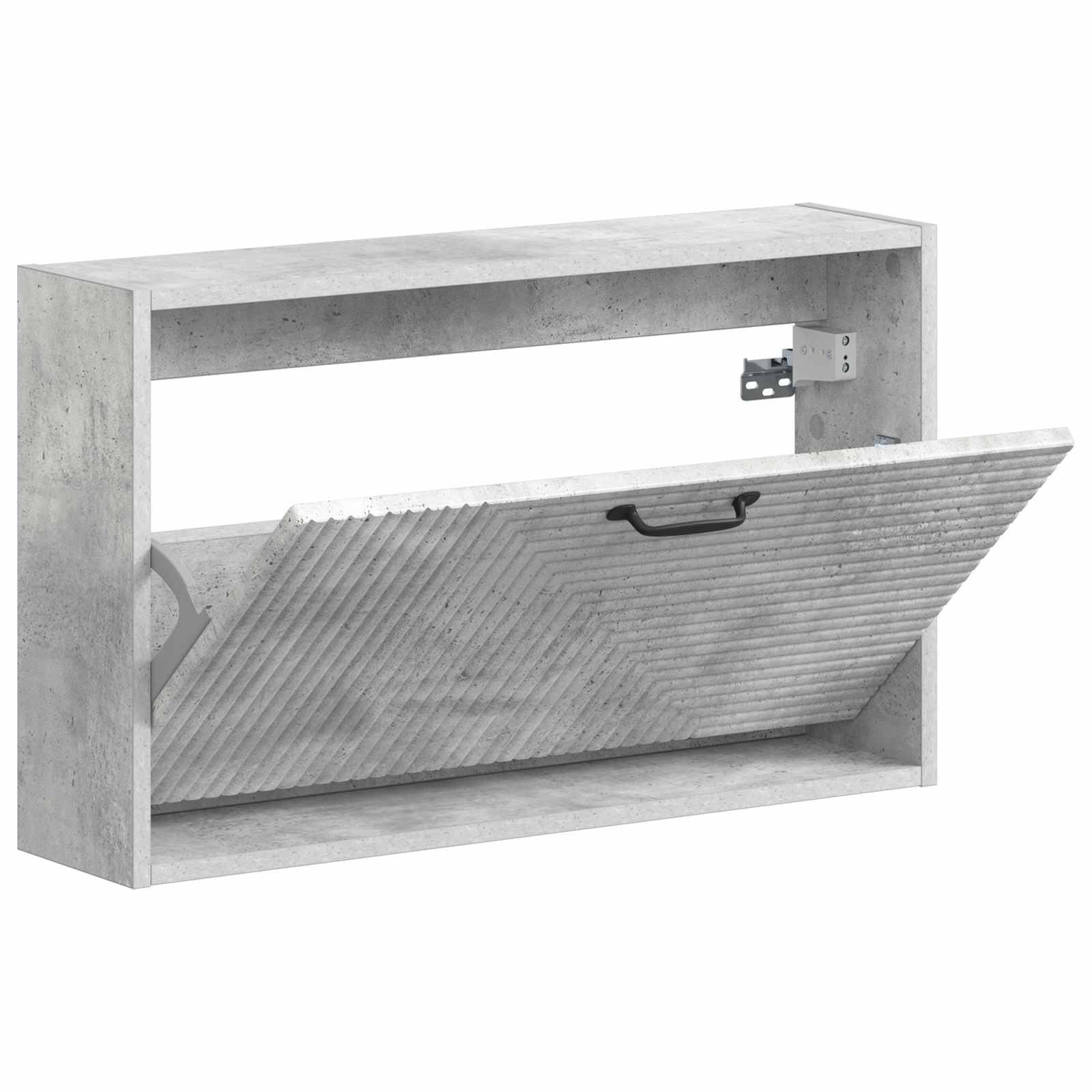Wandgemonteerde Schoenkast HAARLEM 71 x 17 x 43 cm Bewerkt hout