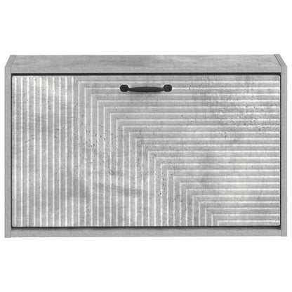 Wandgemonteerde Schoenkast HAARLEM 71 x 17 x 43 cm Bewerkt hout