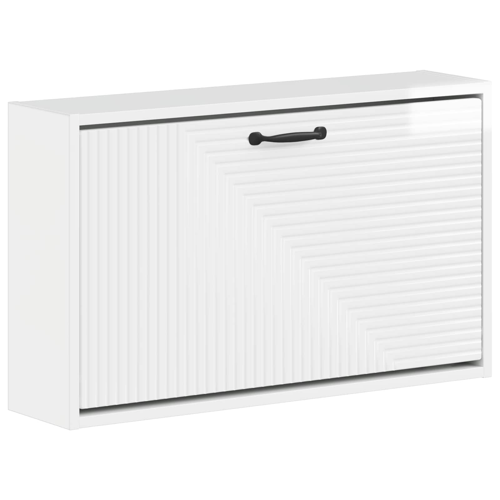 Wandgemonteerde Schoenkast HAARLEM 71 x 17 x 43 cm Bewerkt hout