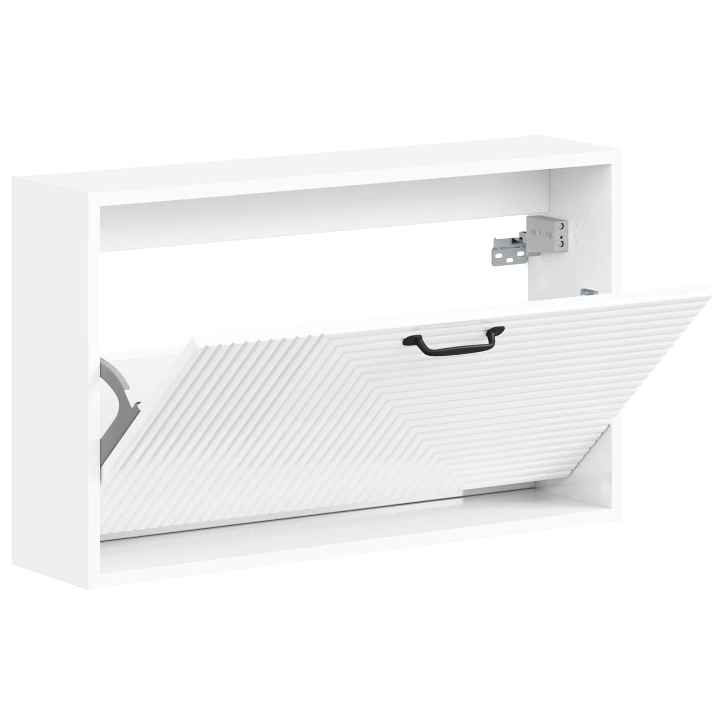 Wandgemonteerde Schoenkast HAARLEM 71 x 17 x 43 cm Bewerkt hout