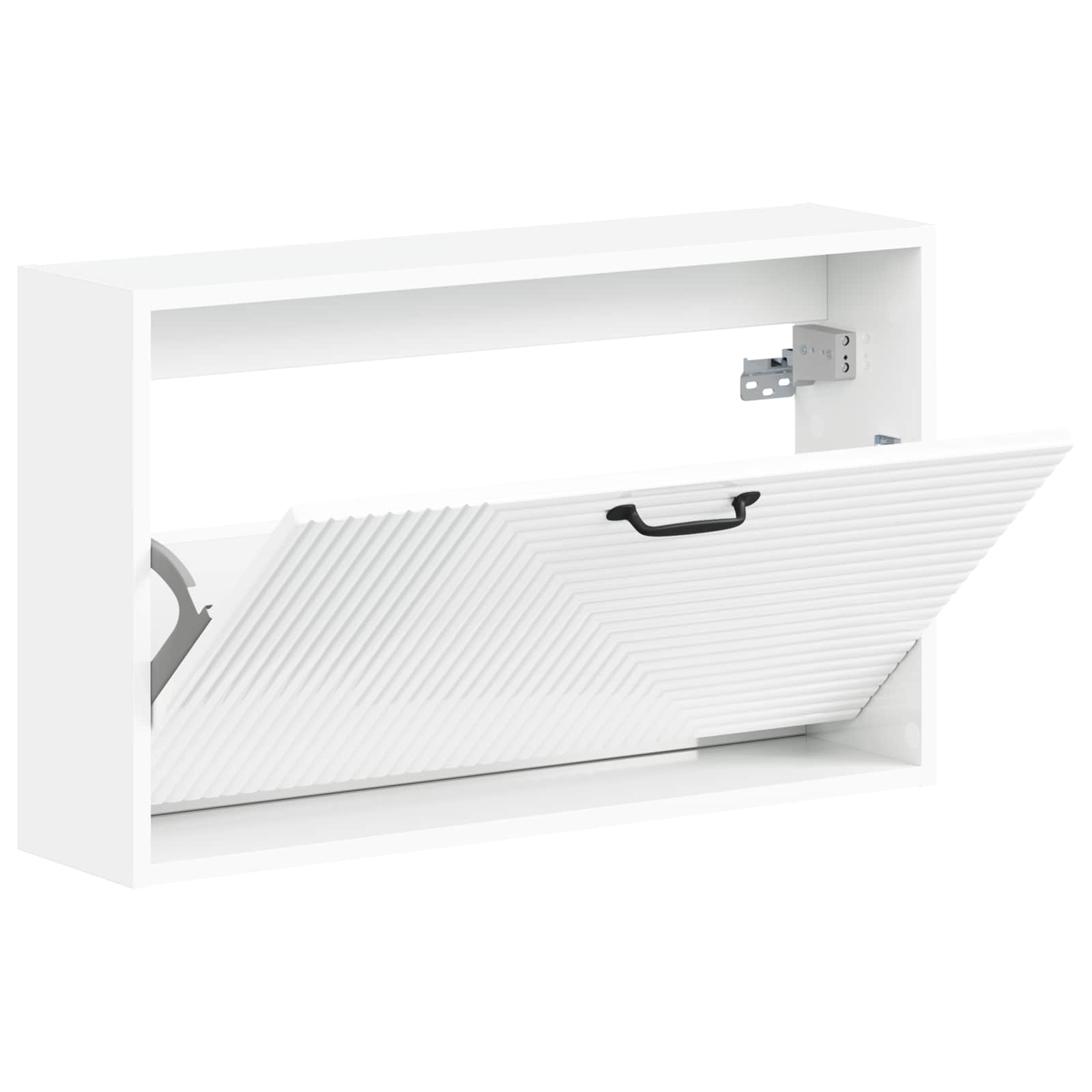 Wandgemonteerde Schoenkast HAARLEM 71 x 17 x 43 cm Bewerkt hout