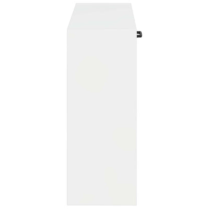 Wandgemonteerde Schoenkast HAARLEM 71 x 17 x 43 cm Bewerkt hout