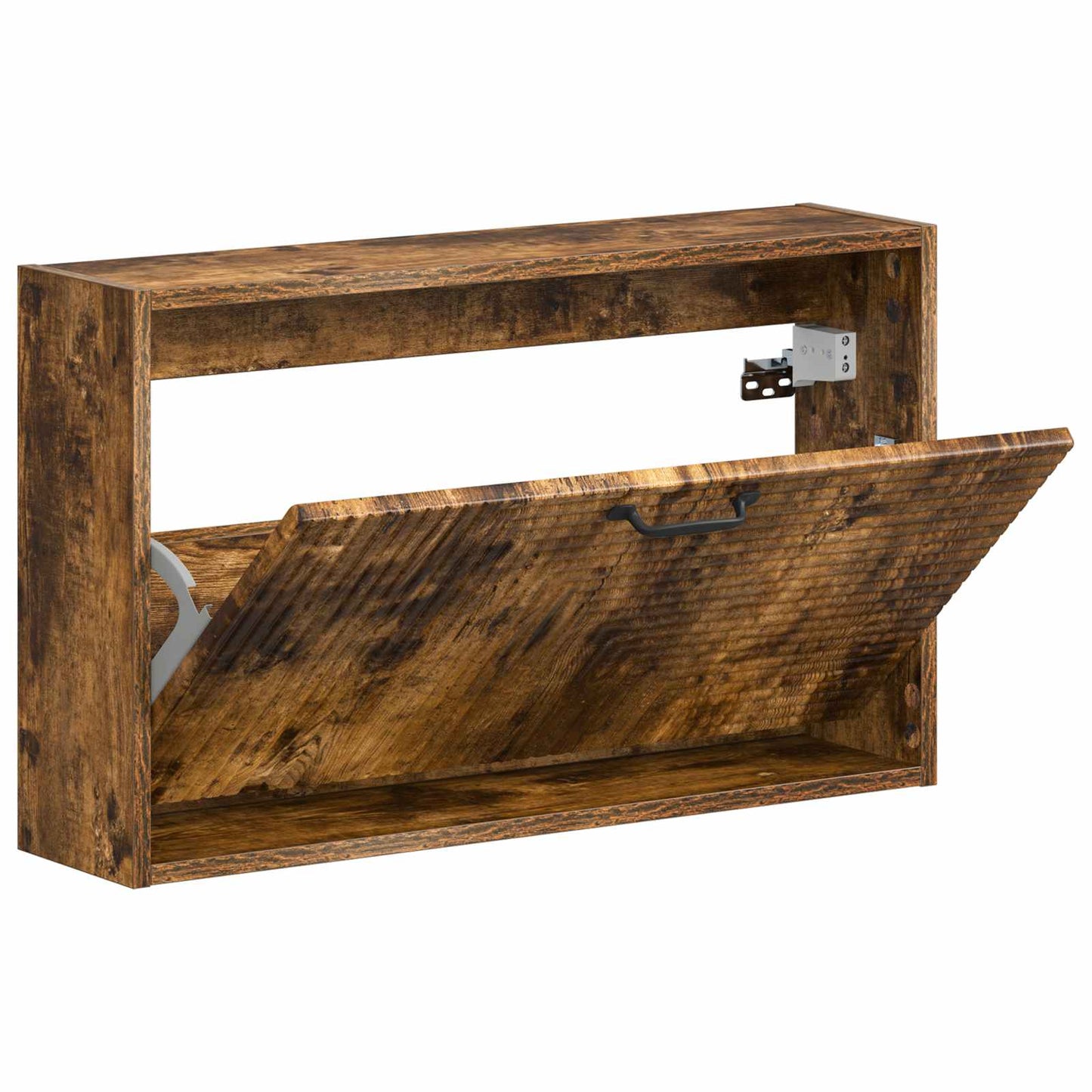 Wandgemonteerde Schoenkast HAARLEM 71 x 17 x 43 cm Bewerkt hout