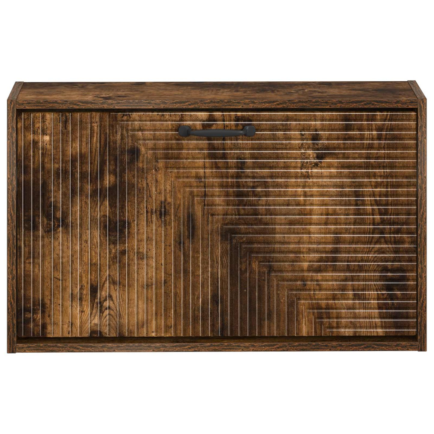 Wandgemonteerde Schoenkast HAARLEM 71 x 17 x 43 cm Bewerkt hout