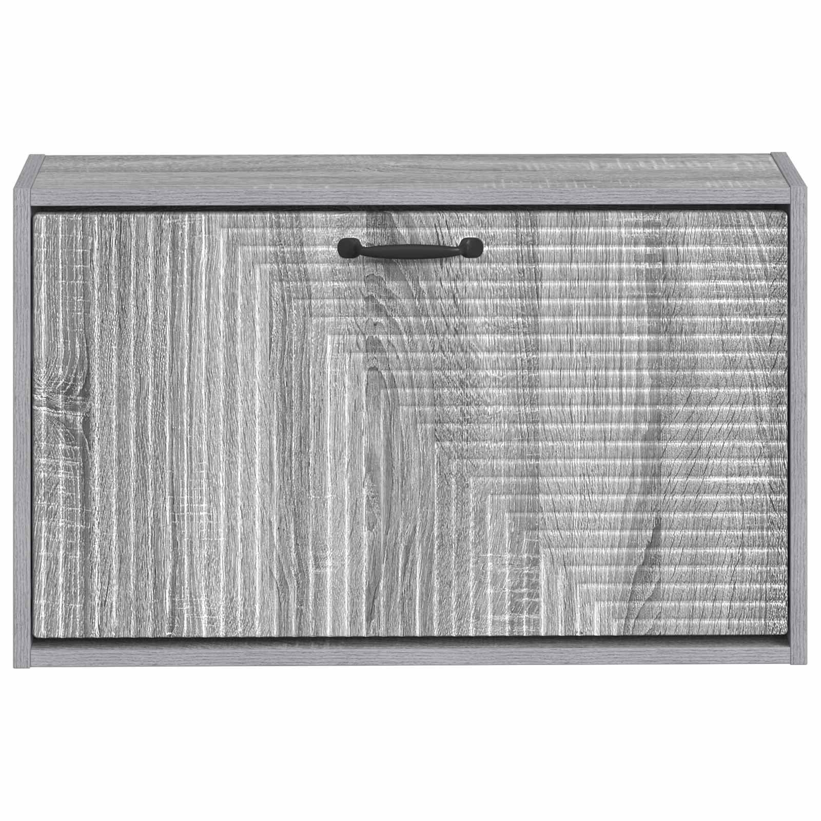 Wandgemonteerde Schoenkast HAARLEM 71 x 17 x 43 cm Bewerkt hout