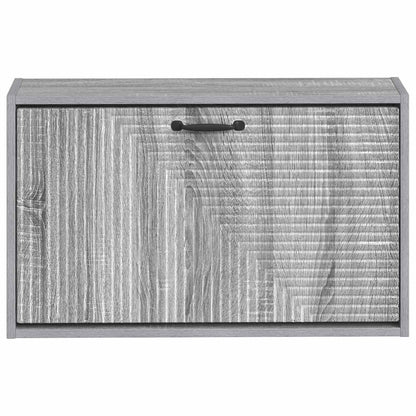 Wandgemonteerde Schoenkast HAARLEM 71 x 17 x 43 cm Bewerkt hout
