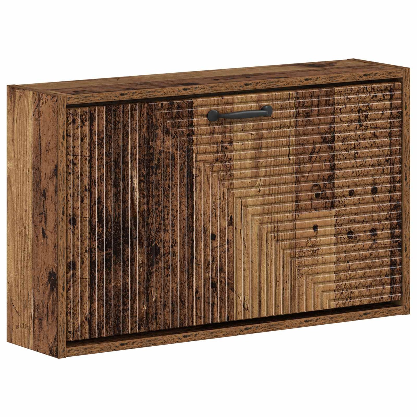 Wandgemonteerde Schoenkast HAARLEM 71 x 17 x 43 cm Bewerkt hout