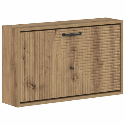 Wandgemonteerde Schoenkast HAARLEM 71 x 17 x 43 cm Bewerkt hout