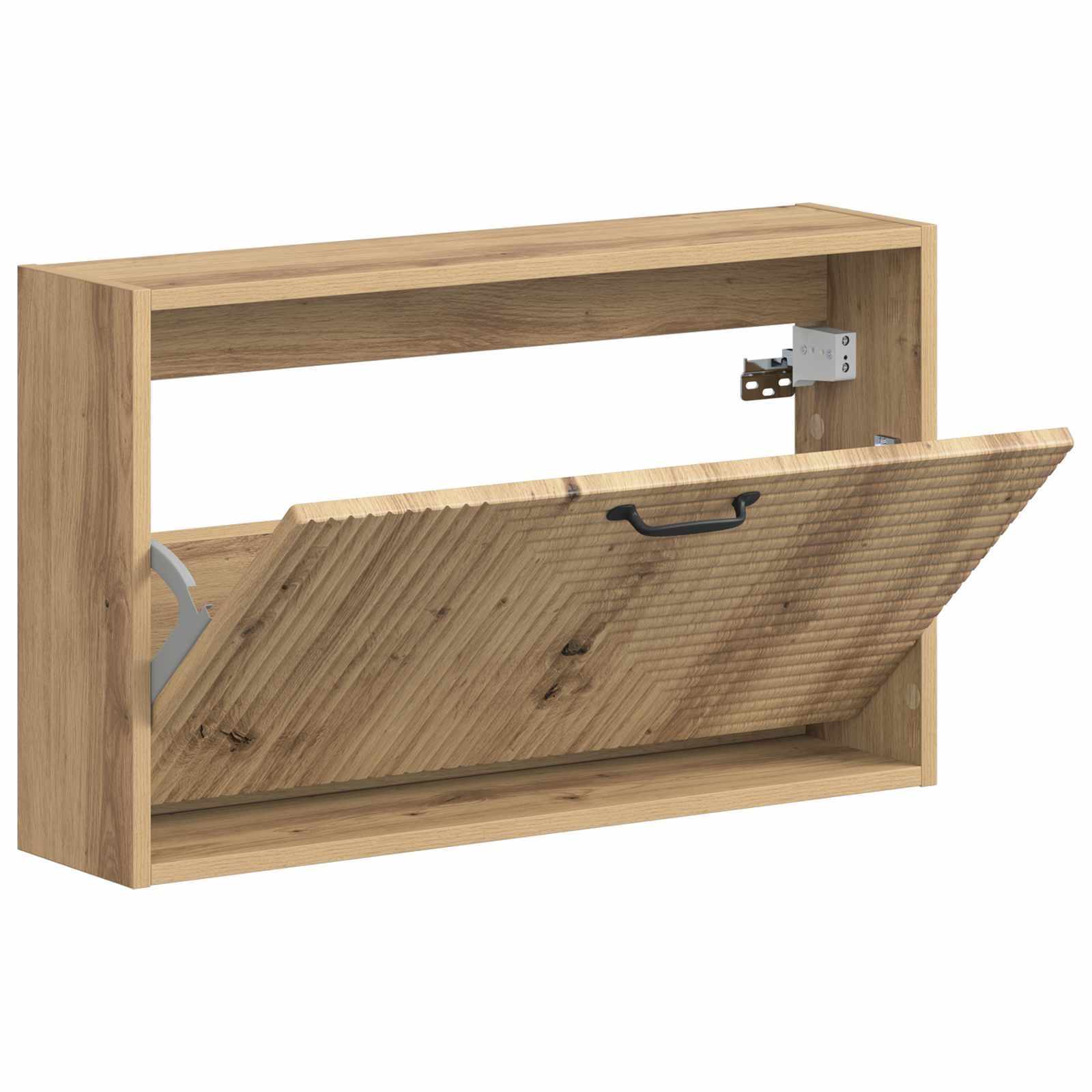 Wandgemonteerde Schoenkast HAARLEM 71 x 17 x 43 cm Bewerkt hout