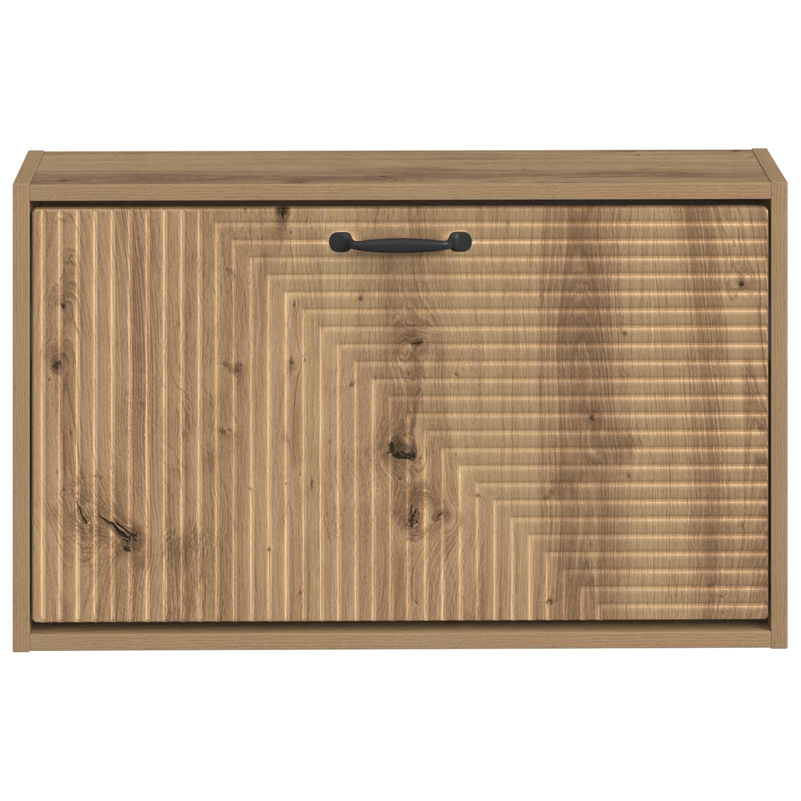 Wandgemonteerde Schoenkast HAARLEM 71 x 17 x 43 cm Bewerkt hout