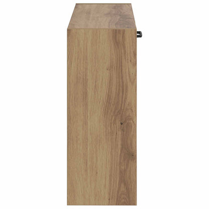 Wandgemonteerde Schoenkast HAARLEM 71 x 17 x 43 cm Bewerkt hout