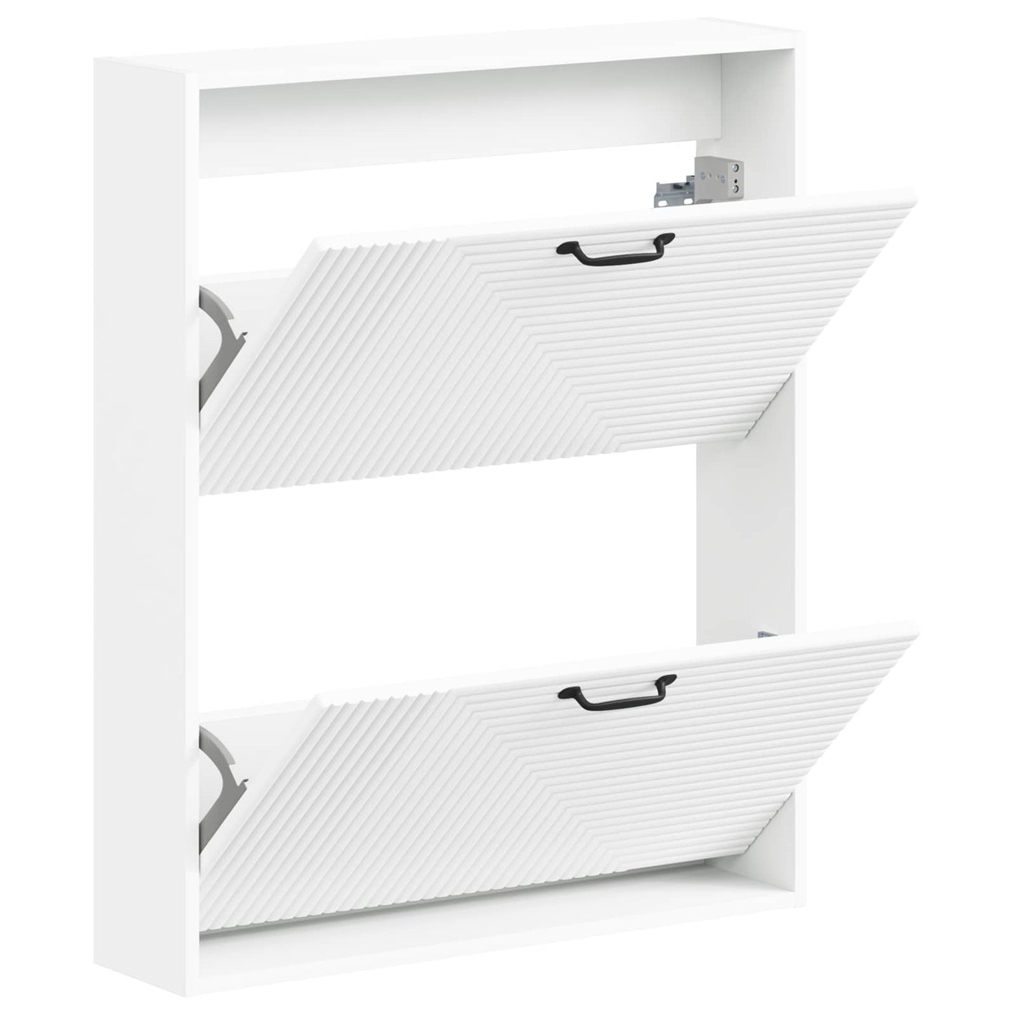 Wandgemonteerde Schoenkast HAARLEM 71 x 17 x 86 cm Bewerkt hout