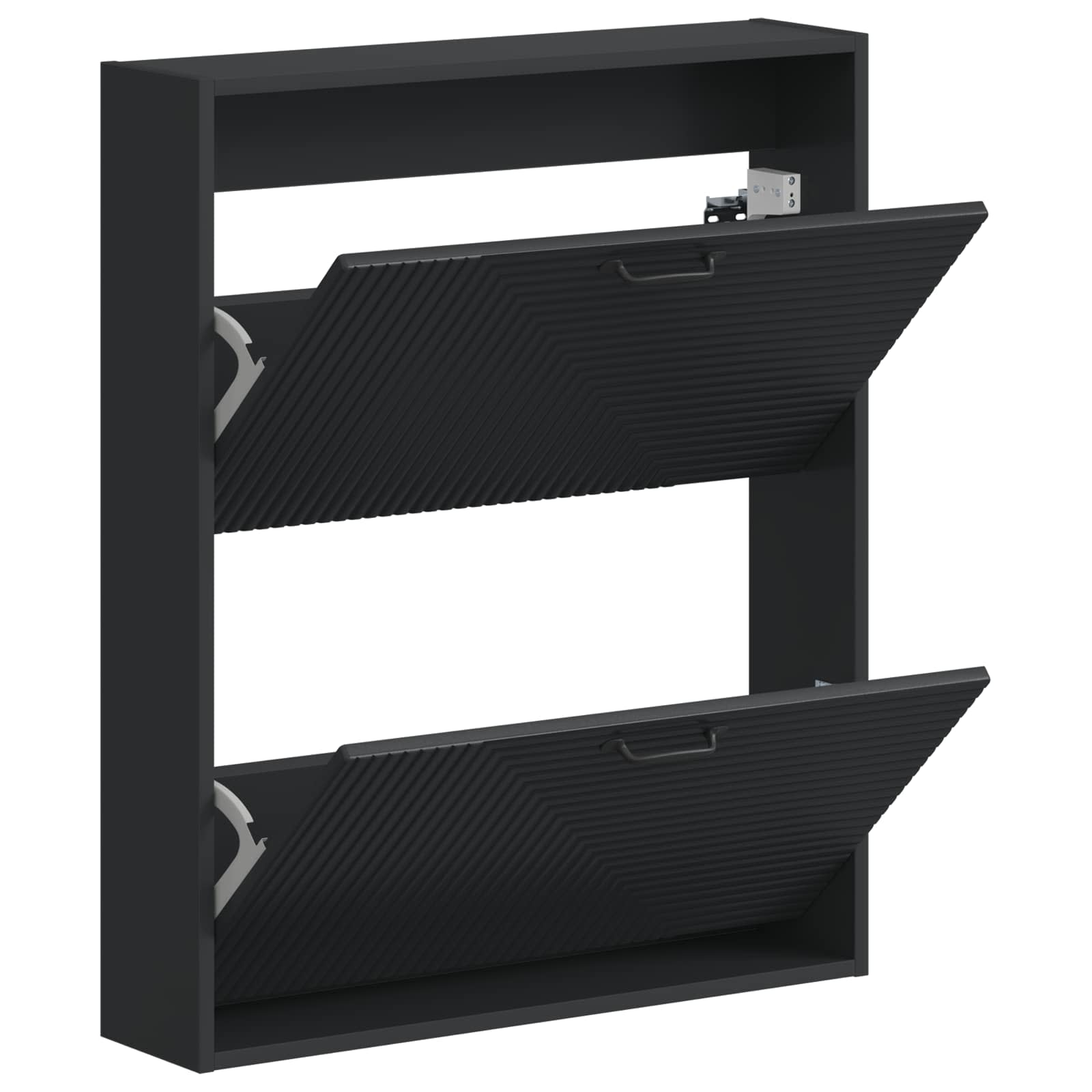 Wandgemonteerde Schoenkast HAARLEM 71 x 17 x 86 cm Bewerkt hout