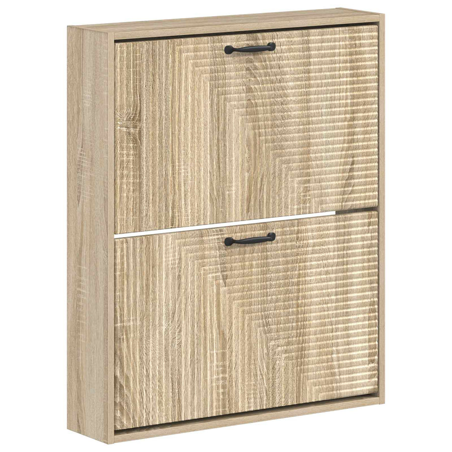 Wandgemonteerde Schoenkast HAARLEM 71 x 17 x 86 cm Bewerkt hout