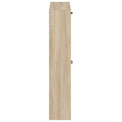 Wandgemonteerde Schoenkast HAARLEM 71 x 17 x 86 cm Bewerkt hout
