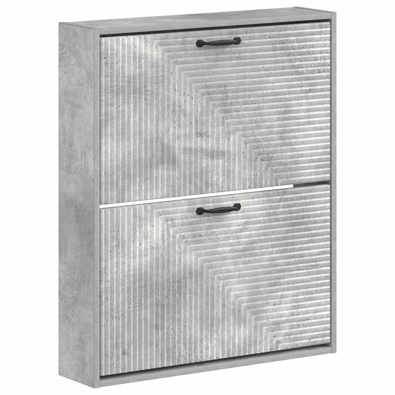 Wandgemonteerde Schoenkast HAARLEM 71 x 17 x 86 cm Bewerkt hout