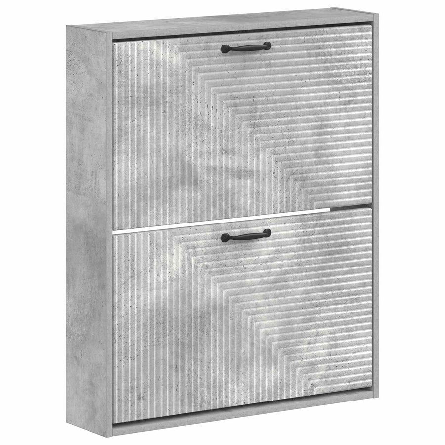 Wandgemonteerde Schoenkast HAARLEM 71 x 17 x 86 cm Bewerkt hout