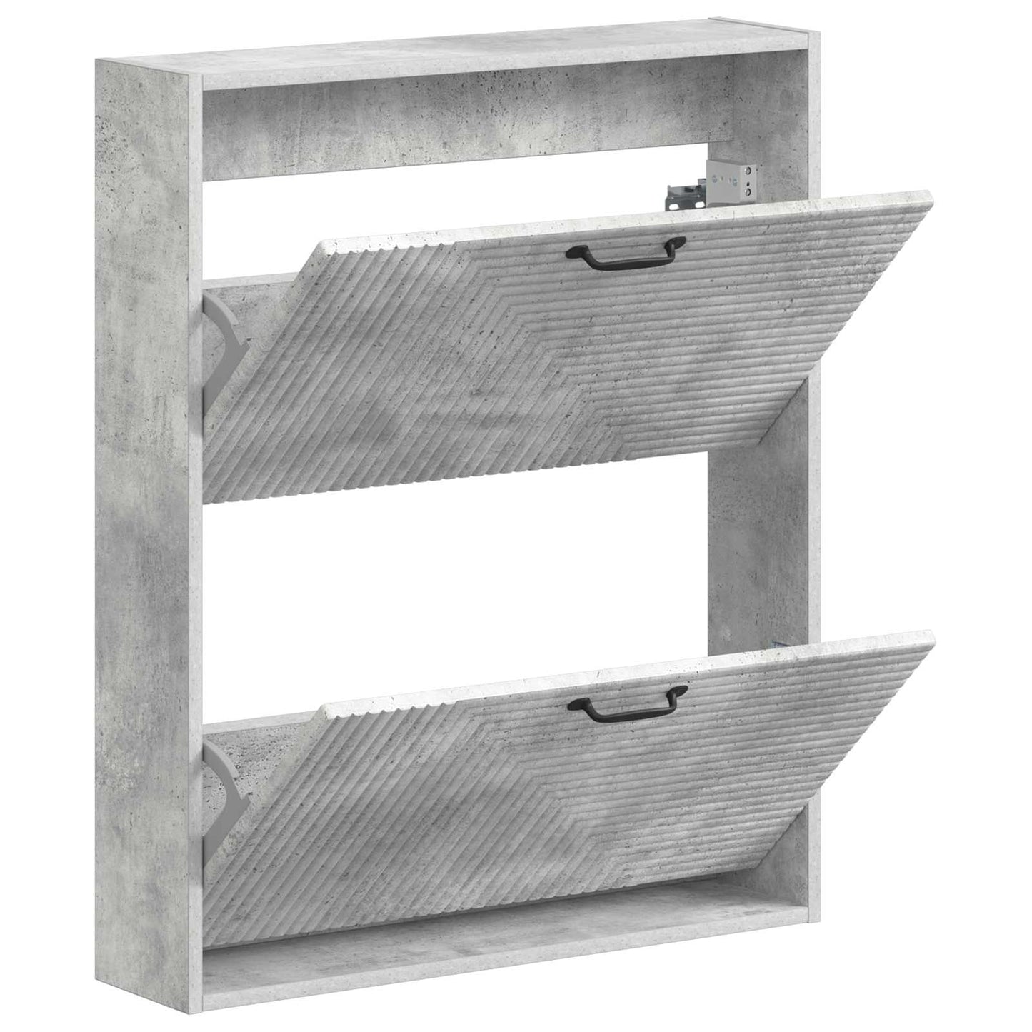 Wandgemonteerde Schoenkast HAARLEM 71 x 17 x 86 cm Bewerkt hout