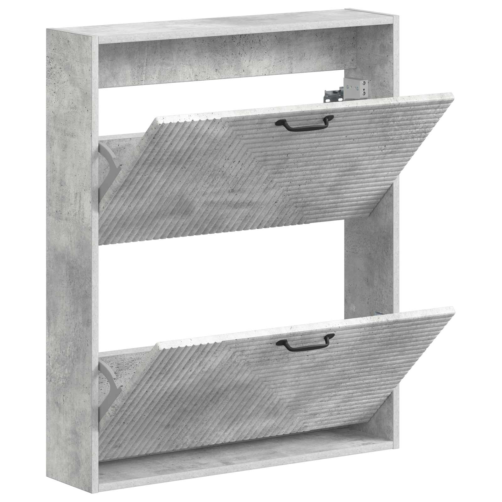 Wandgemonteerde Schoenkast HAARLEM 71 x 17 x 86 cm Bewerkt hout