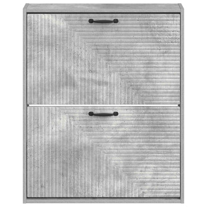 Wandgemonteerde Schoenkast HAARLEM 71 x 17 x 86 cm Bewerkt hout