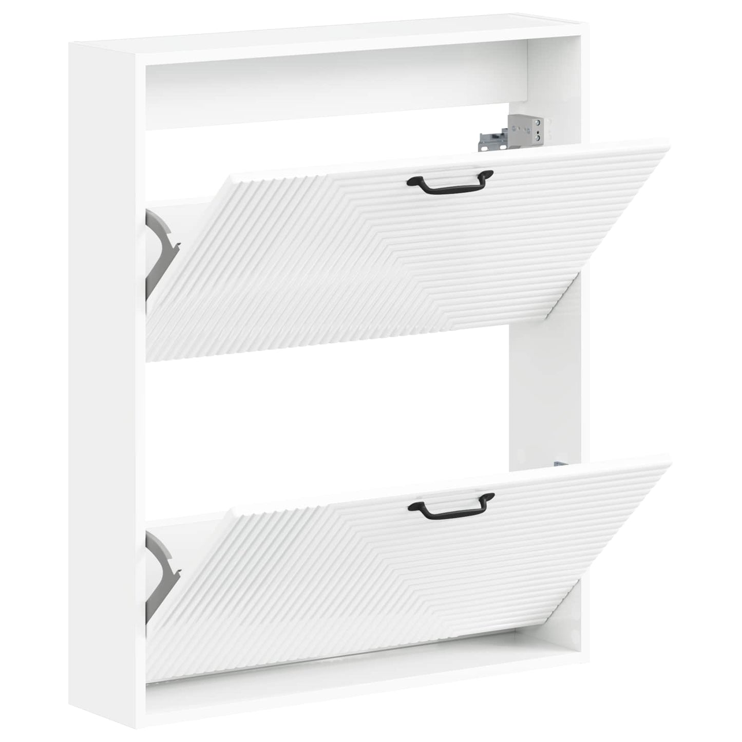 Wandgemonteerde Schoenkast HAARLEM 71 x 17 x 86 cm Bewerkt hout