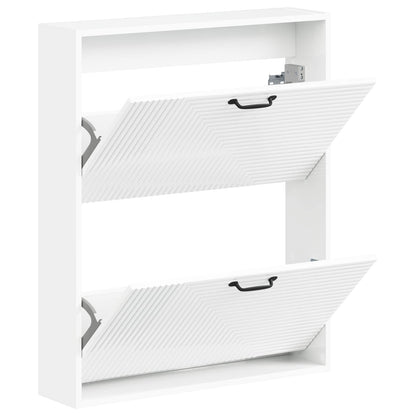 Wandgemonteerde Schoenkast HAARLEM 71 x 17 x 86 cm Bewerkt hout
