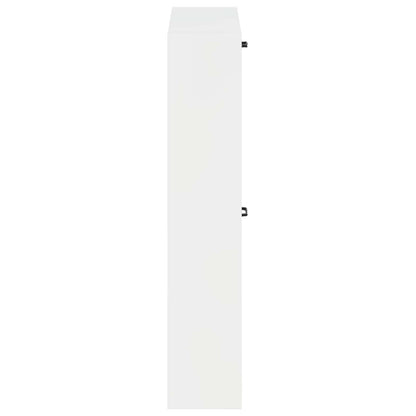 Wandgemonteerde Schoenkast HAARLEM 71 x 17 x 86 cm Bewerkt hout