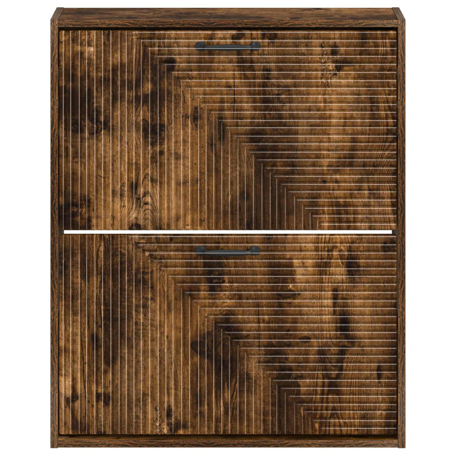 Wandgemonteerde Schoenkast HAARLEM 71 x 17 x 86 cm Bewerkt hout