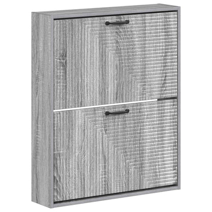 Wandgemonteerde Schoenkast HAARLEM 71 x 17 x 86 cm Bewerkt hout