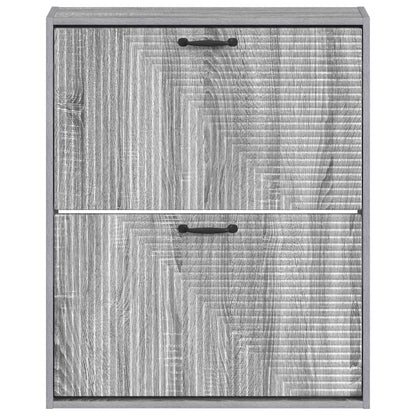 Wandgemonteerde Schoenkast HAARLEM 71 x 17 x 86 cm Bewerkt hout