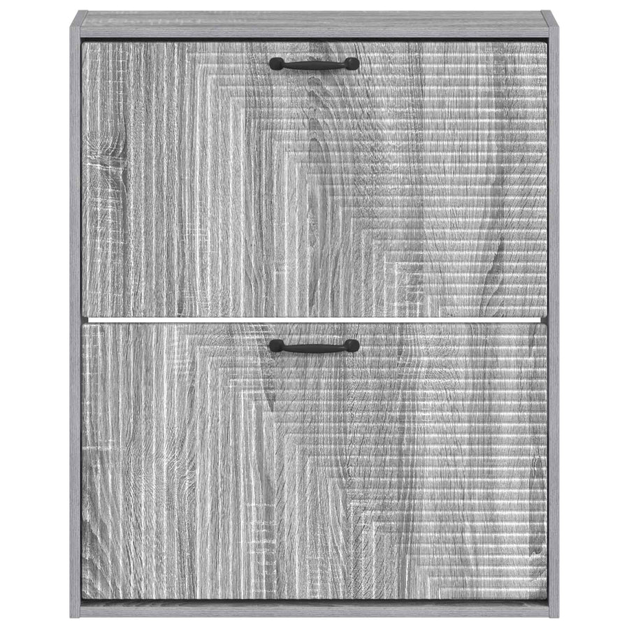 Wandgemonteerde Schoenkast HAARLEM 71 x 17 x 86 cm Bewerkt hout