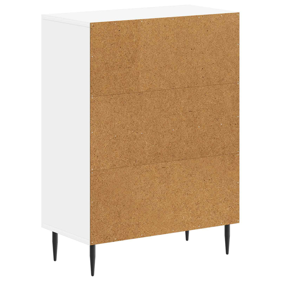 Schoenenkast HAARLEM 59,5 x 39,5 x 89,5 cm Bewerkt hout Wit