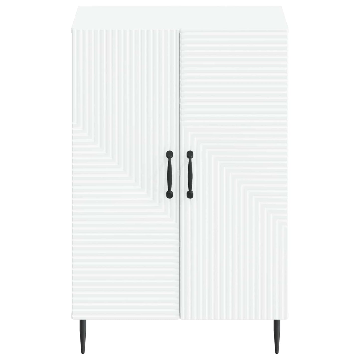 Schoenenkast HAARLEM 59,5 x 39,5 x 89,5 cm Bewerkt hout Wit